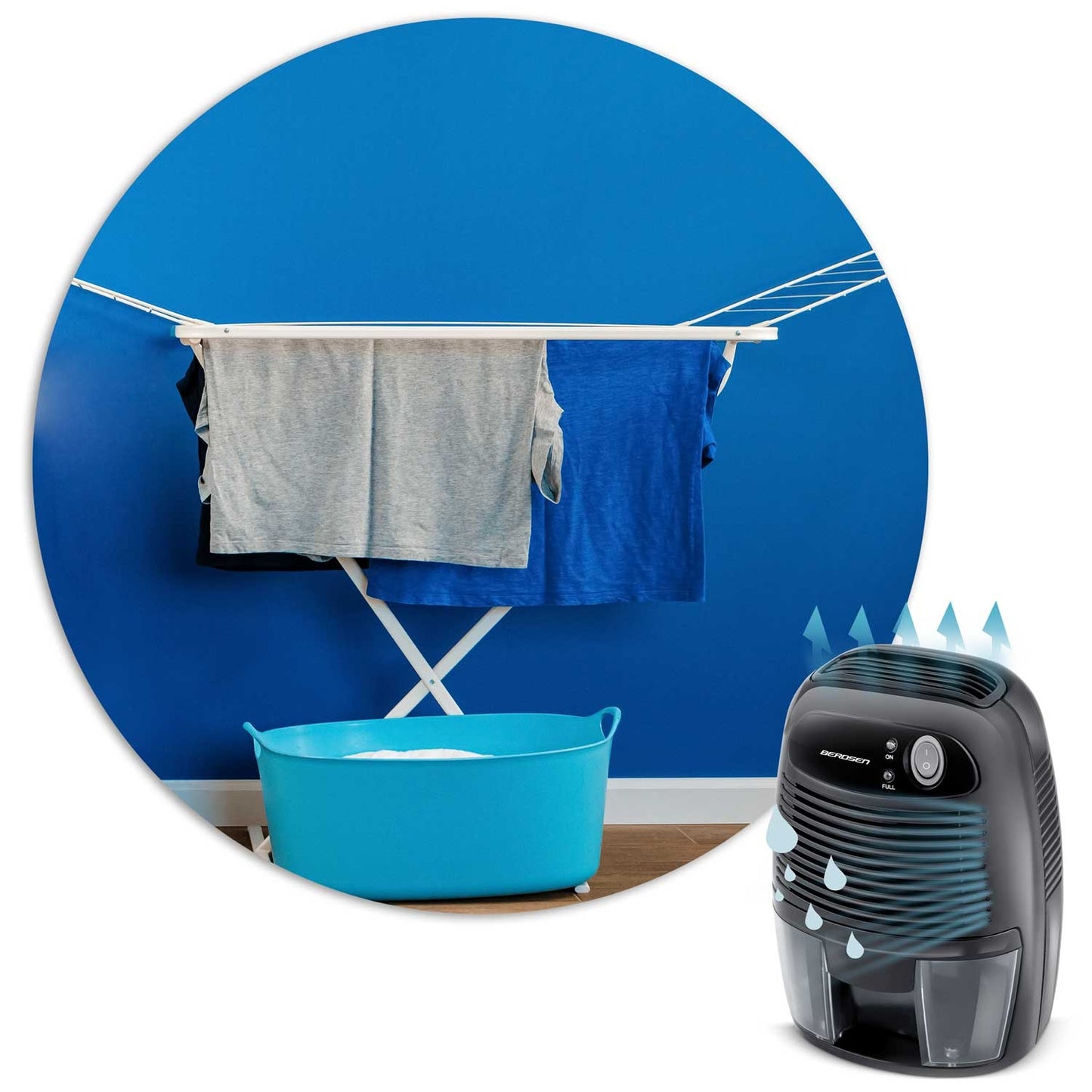 Dehumidifier - Moisture absorber Berdsen BR-68B Black