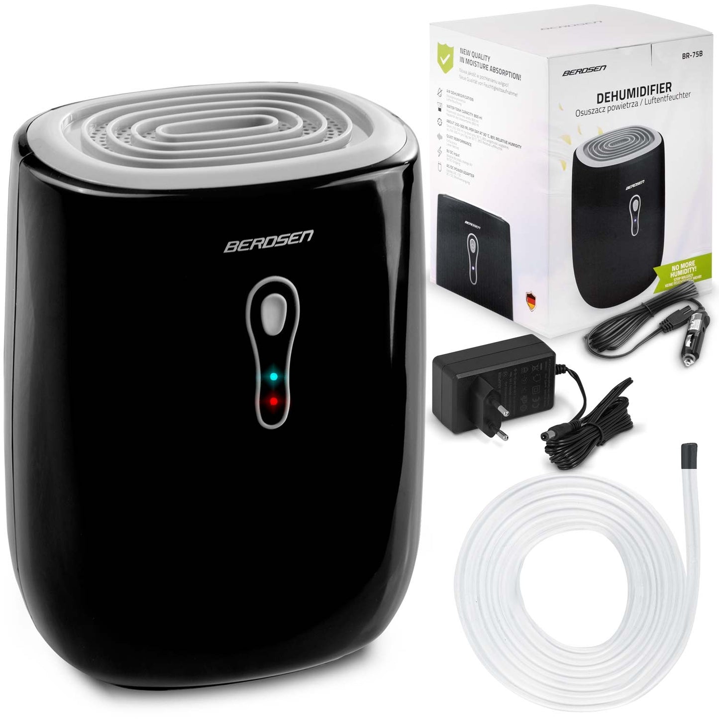 Dehumidifier - Moisture absorber Berdsen BR-75B Black/Grey