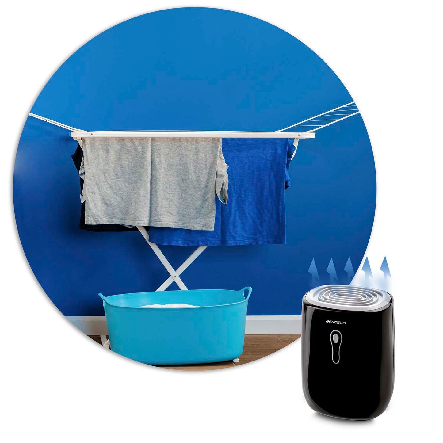 Dehumidifier - Moisture absorber Berdsen BR-75B Black/Grey