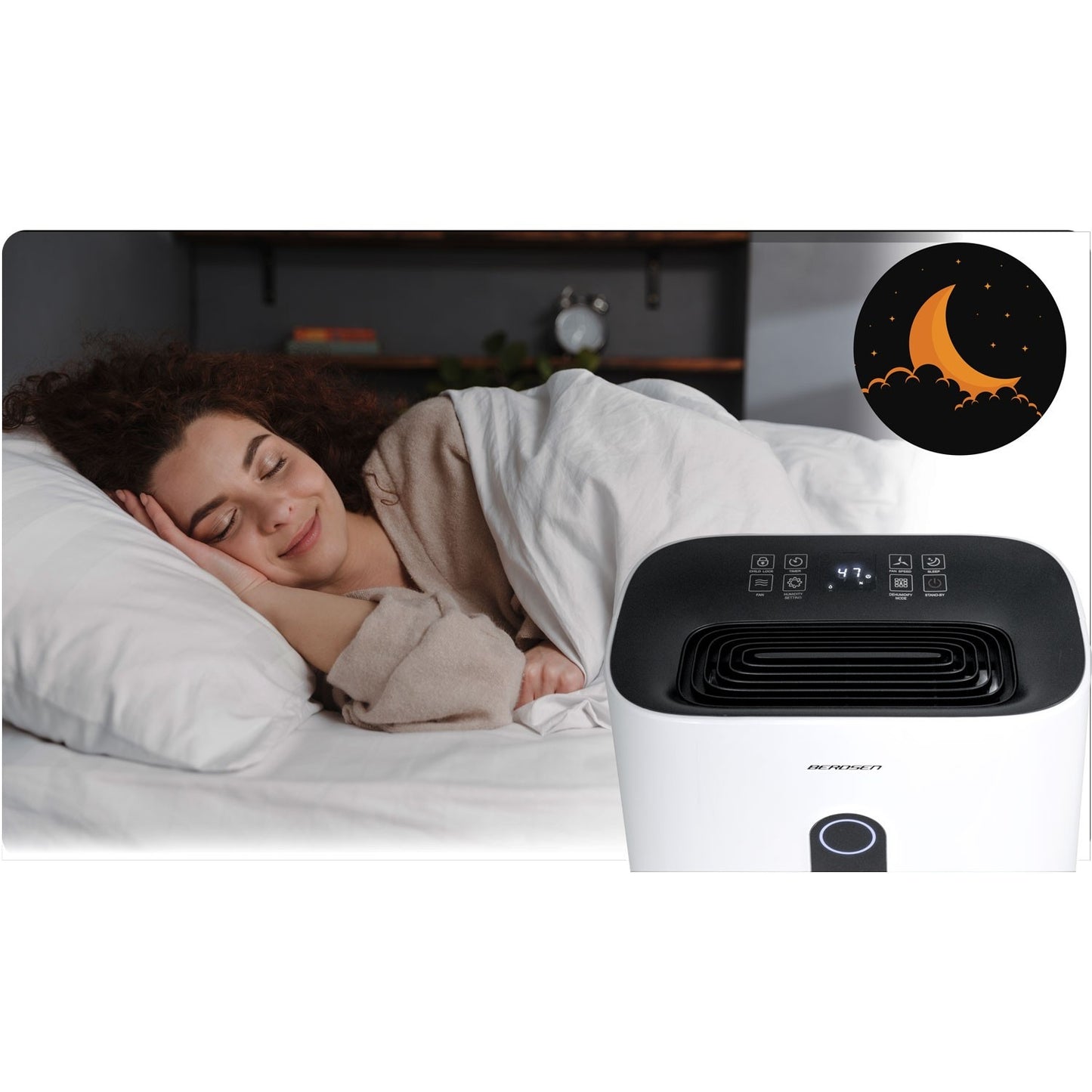 Dehumidifier and moisture absorber Berdsen BR-523 white