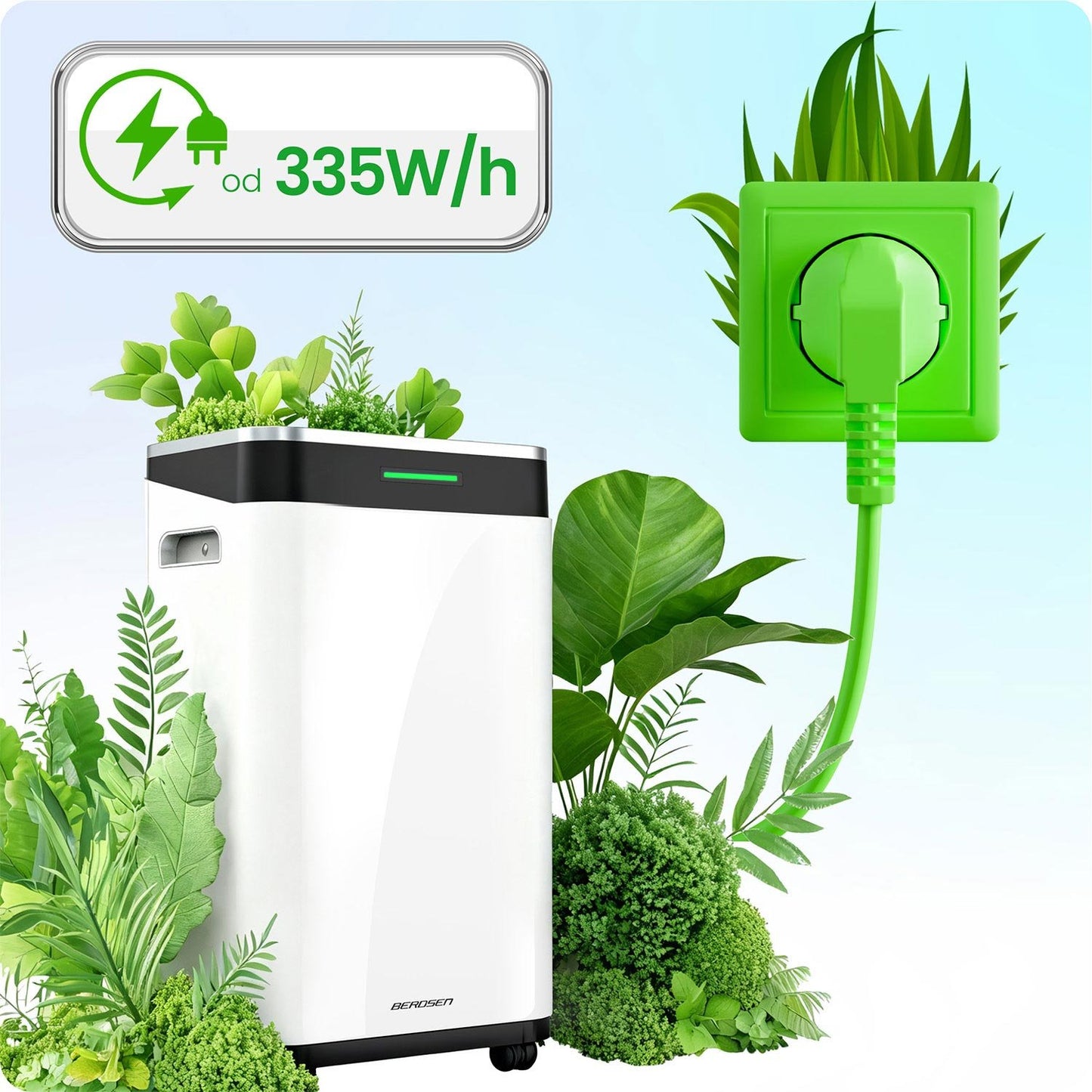 Dehumidifier with WiFi, 25L/Day, 6.5L Tank, Quiet, 30m²