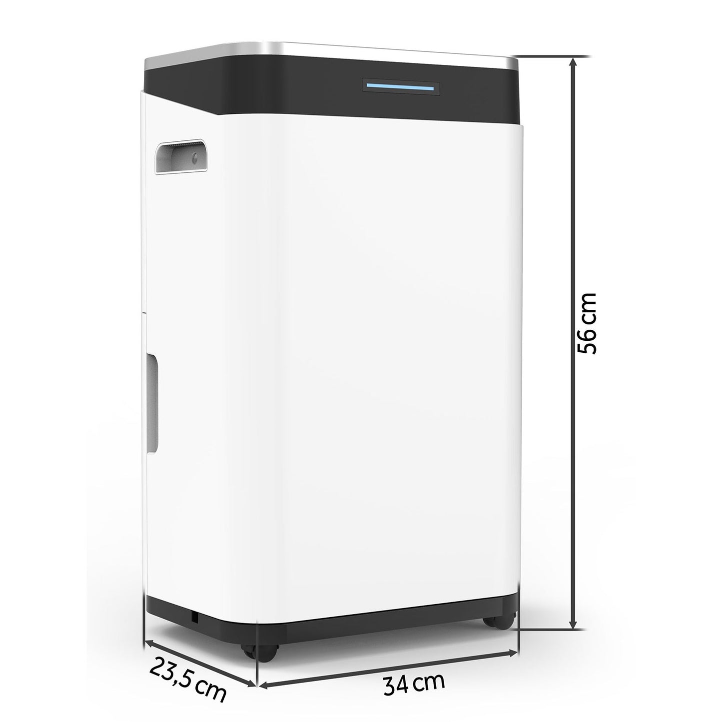 Dehumidifier with WiFi, 25L/Day, 6.5L Tank, Quiet, 30m²