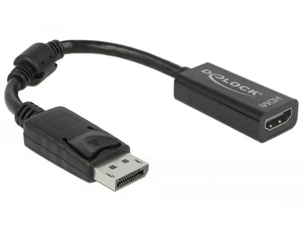 Delock Adapter DisplayPort Male to HDMI Female - Black
