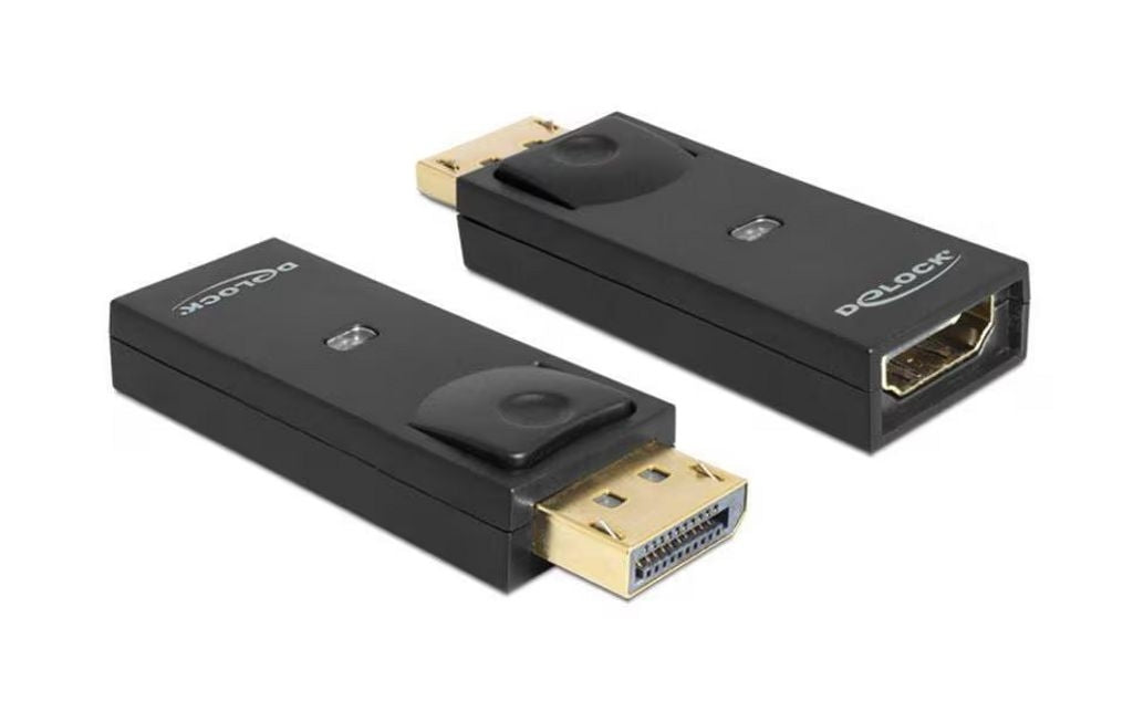 Delock Adapter DisplayPort male to HDMI female, Passive - Black