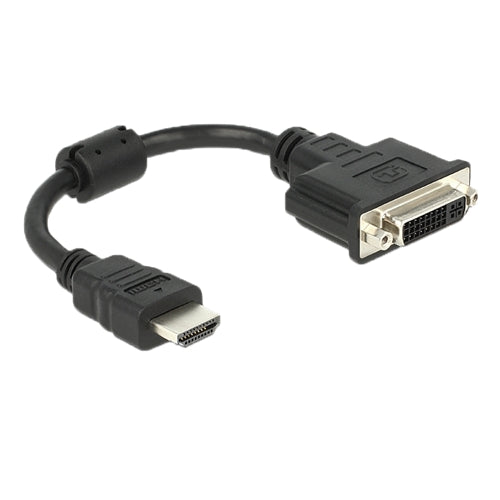 Delock Adapter HDMI male to DVI 24+5 female, 20 cm