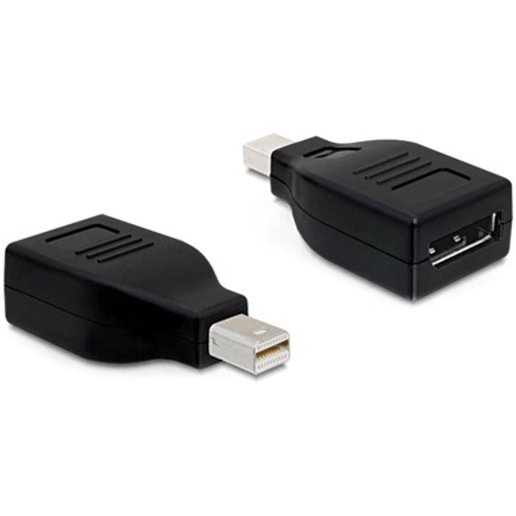 Delock Adapter mini DisplayPort male to DisplayPort female - Black