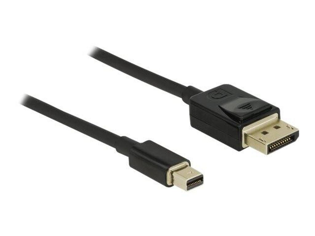 Delock Mini DisplayPort to DisplayPort cable 8K at 60Hz, 1m