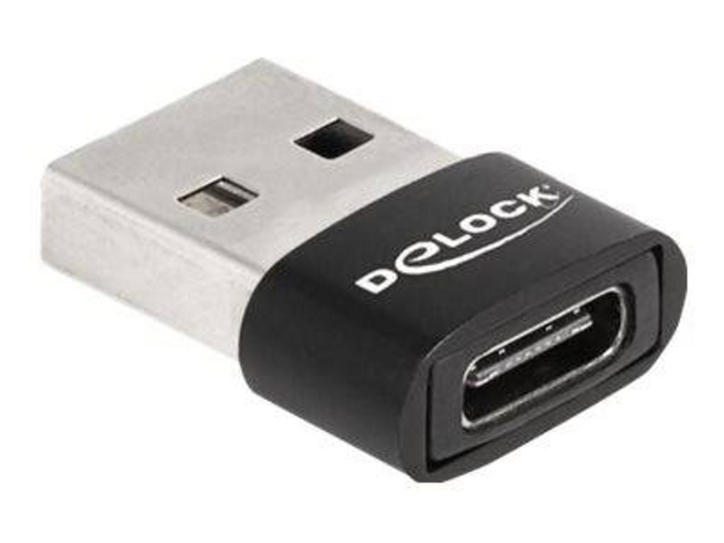 Delock USB-A to USB-C Adapter - Black