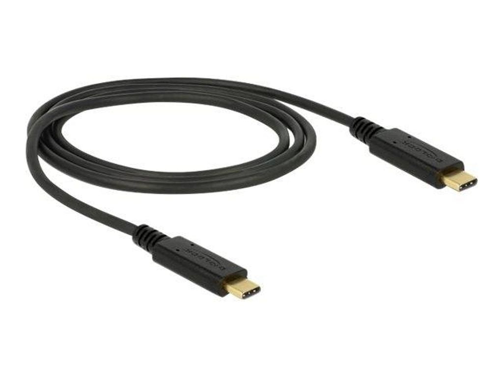 Delock USB-C to USB-C Cable, 10 Gbps, 3A PD, 1m