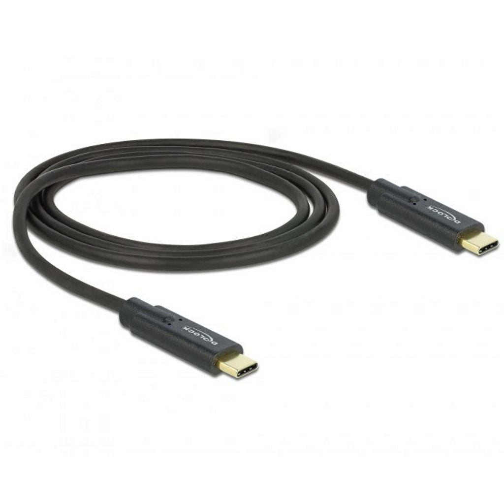 Delock USB-C to USB-C Cable, 10 Gbps, 5A PD, 1m