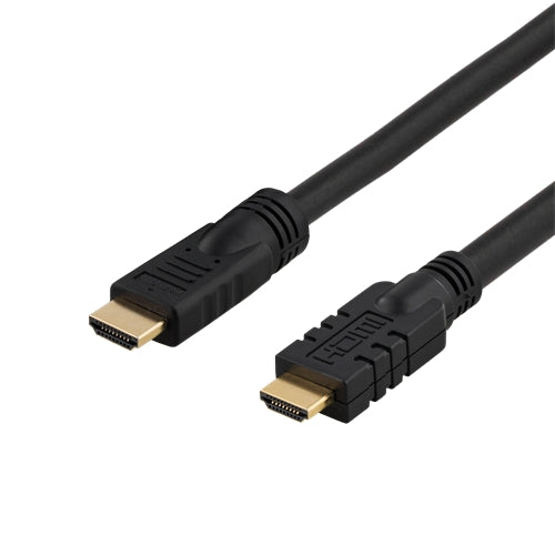 Deltaco Active HDMI Type A cable, 25m, 4K, Ultra HD - Black