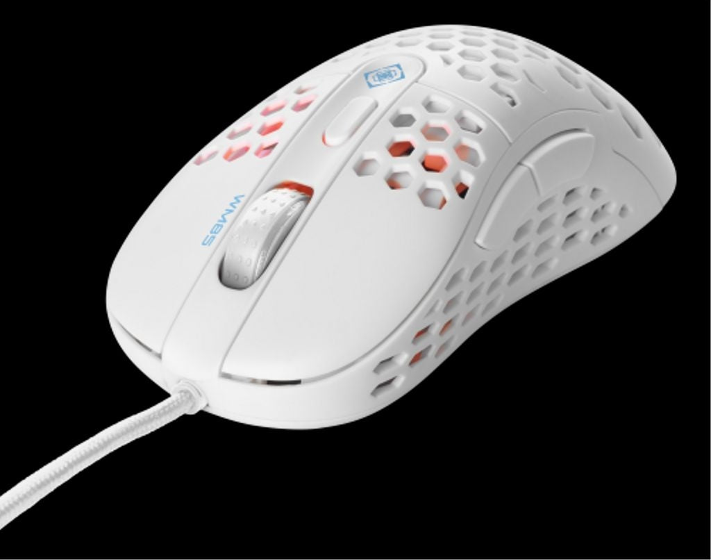 Deltaco Gaming WM85 Ultralight Gaming Mouse - White