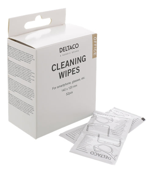 Deltaco Office Cleaning cloths for smartphone, camera