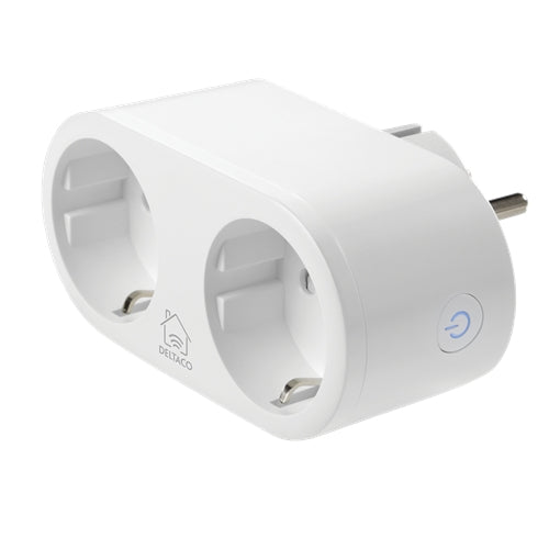 Deltaco Smart Home Power switch, WiFi 2.4GHz, Energy monitoring