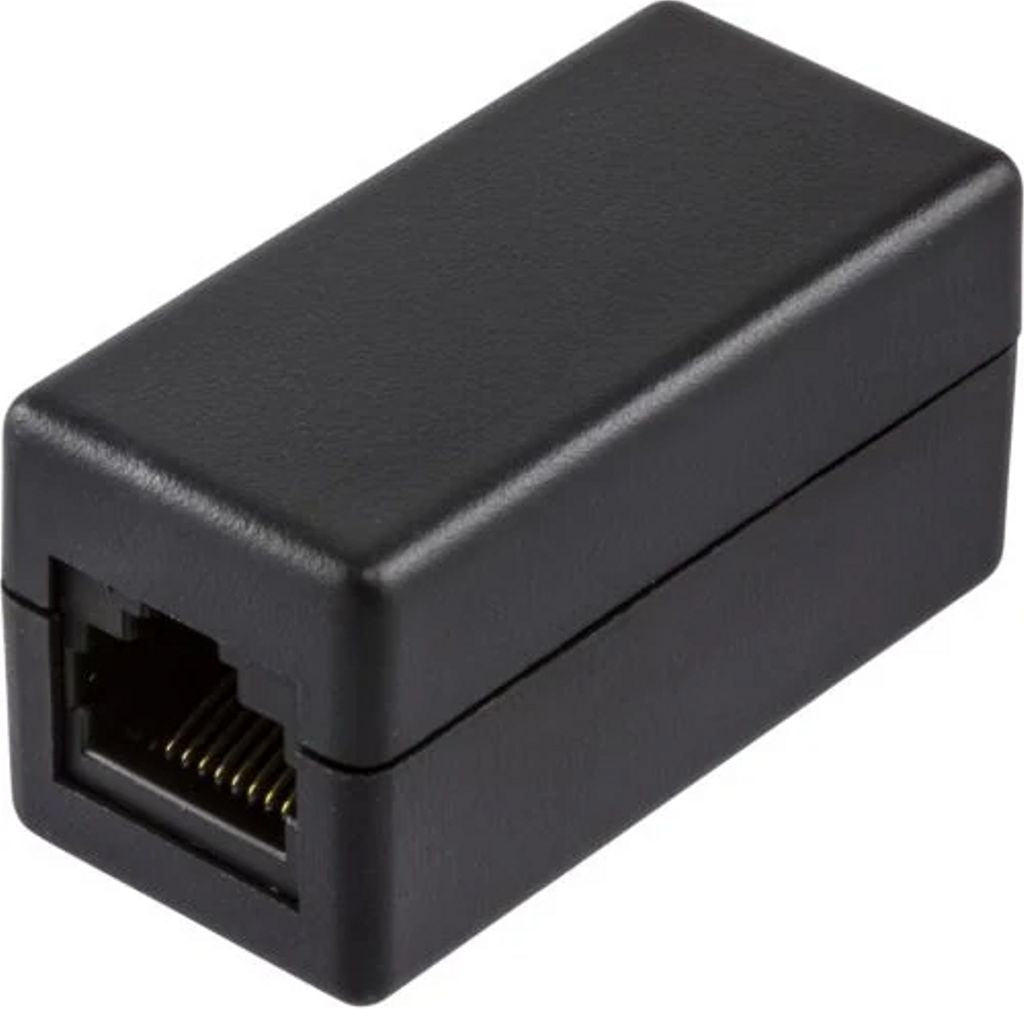 Deltaco connector for network cable Cat5e RJ45 female to female