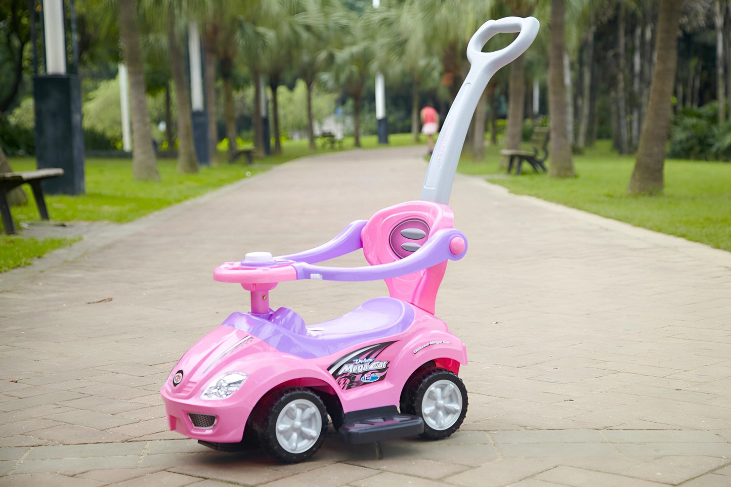 Deluxe push ride ride on 3in1 Pink