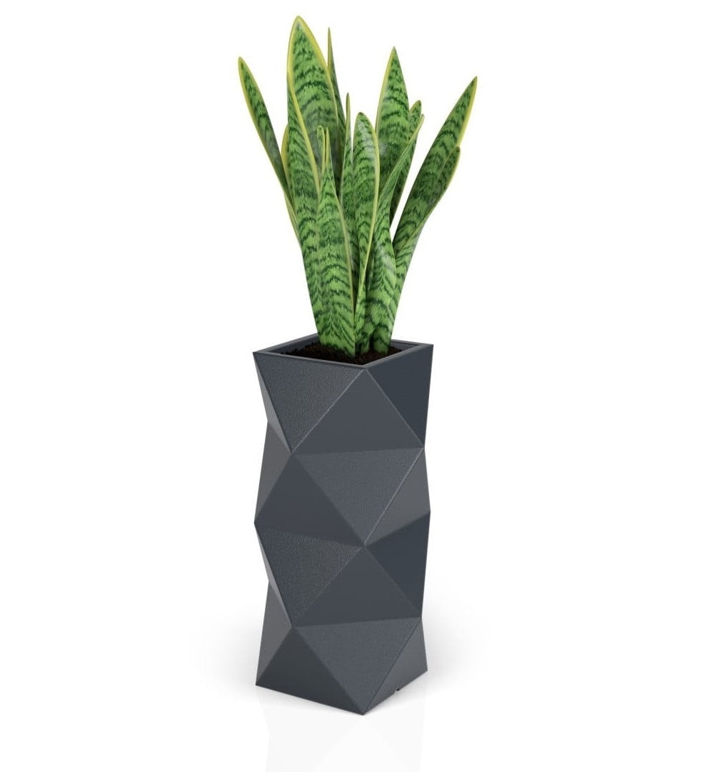 Designer pot ASTI 2 color options 78cm high