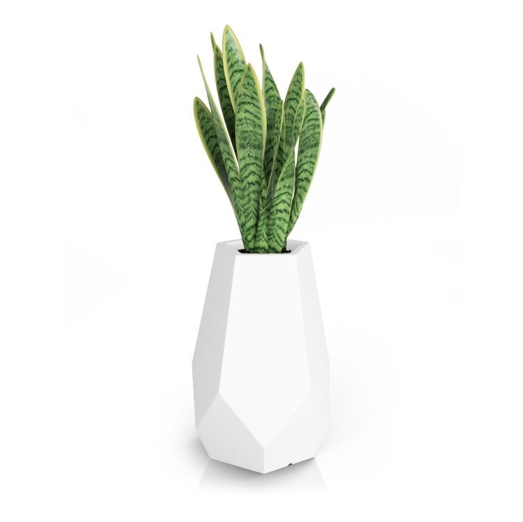 Designer pot BARI White