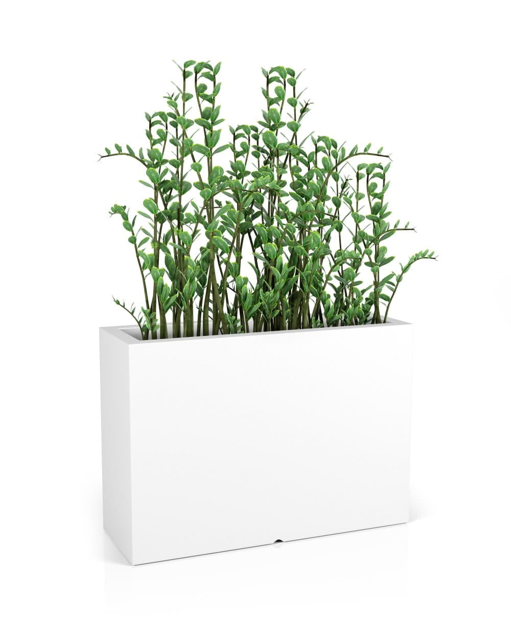 Designer pot LONGERINO White