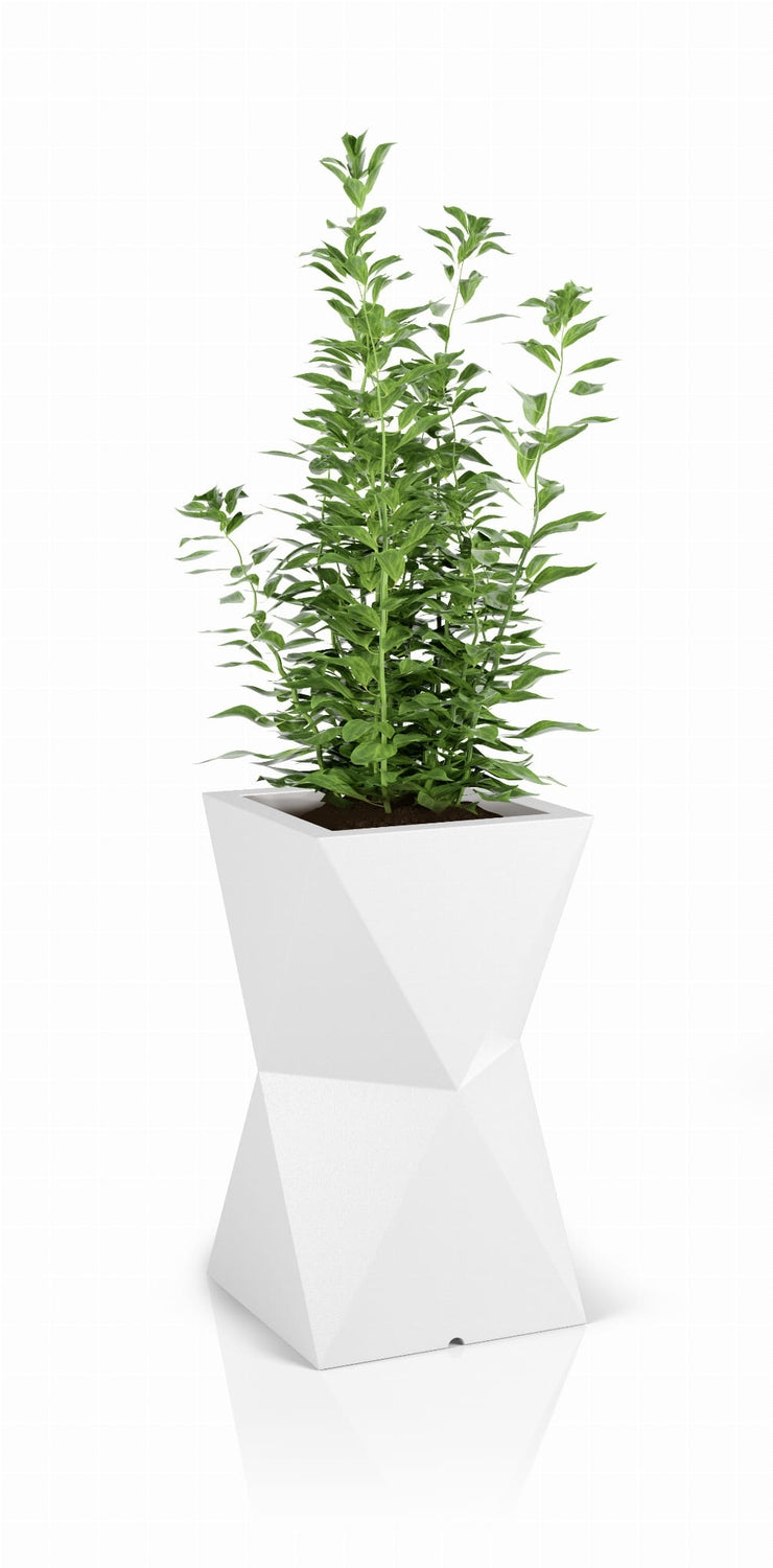 Designer pot VALENCIA White