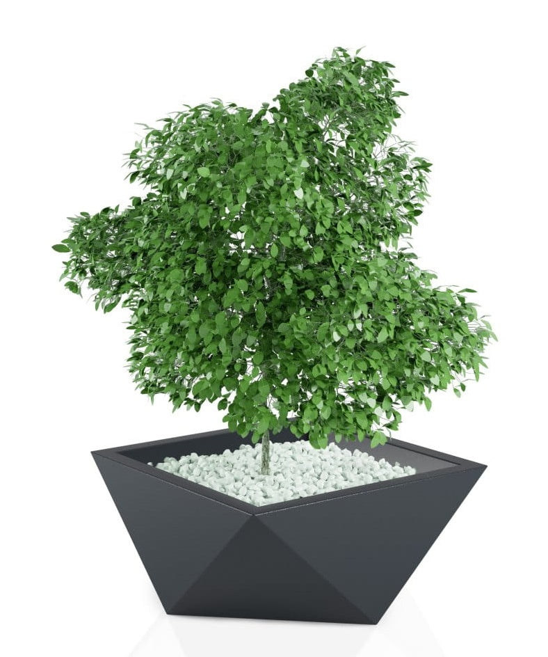 Designer pot VENDETTA 30cm height anthracite