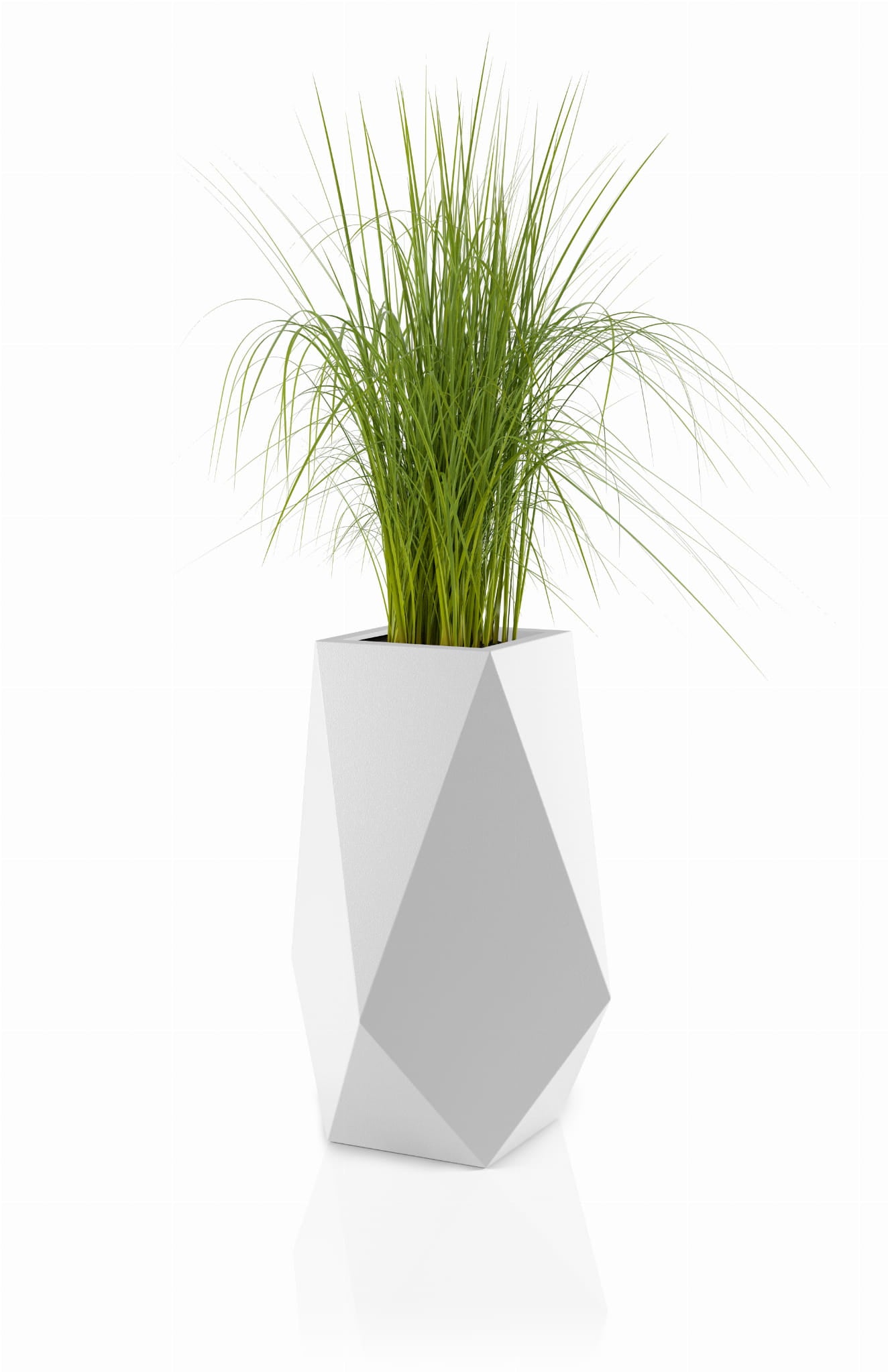 Designer pot VOLCANO White