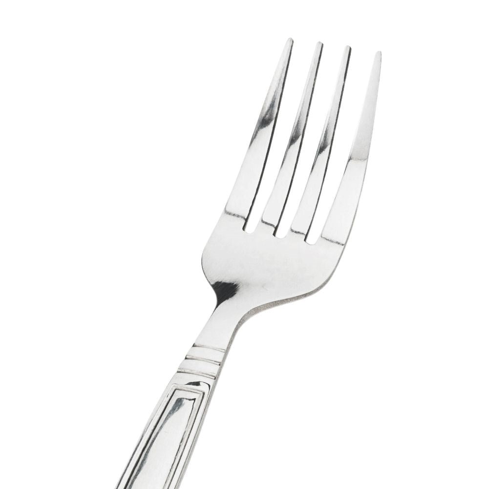 Dessert forks in stainless steel - set of 3 for parties and everyday use