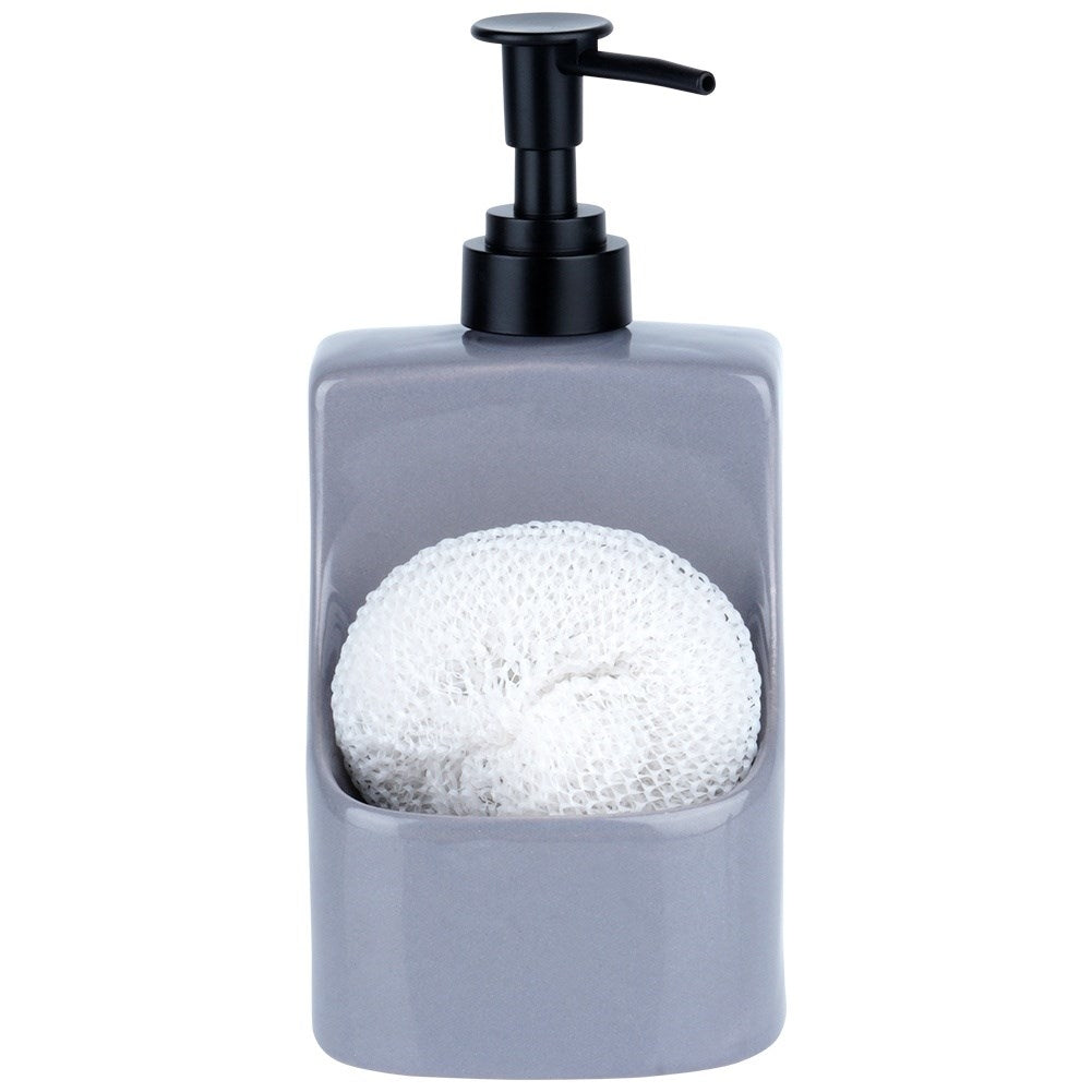 Detergent dispenser 400 ml with sponge holder and sponge