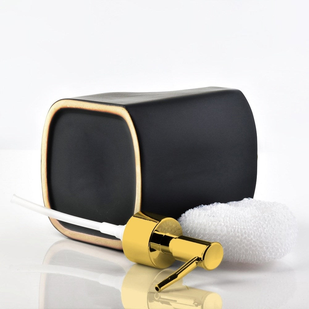 Detergent dispenser 400 ml with sponge holder and sponge set