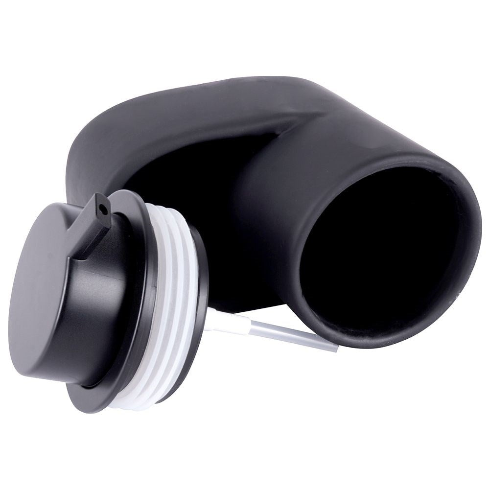 Detergent dispenser with sponge storage in matt black ceramic