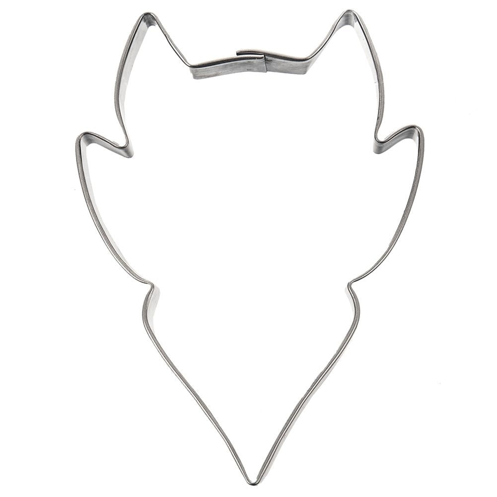 Devil's head cookie tin in stainless steel for gingerbread cookies