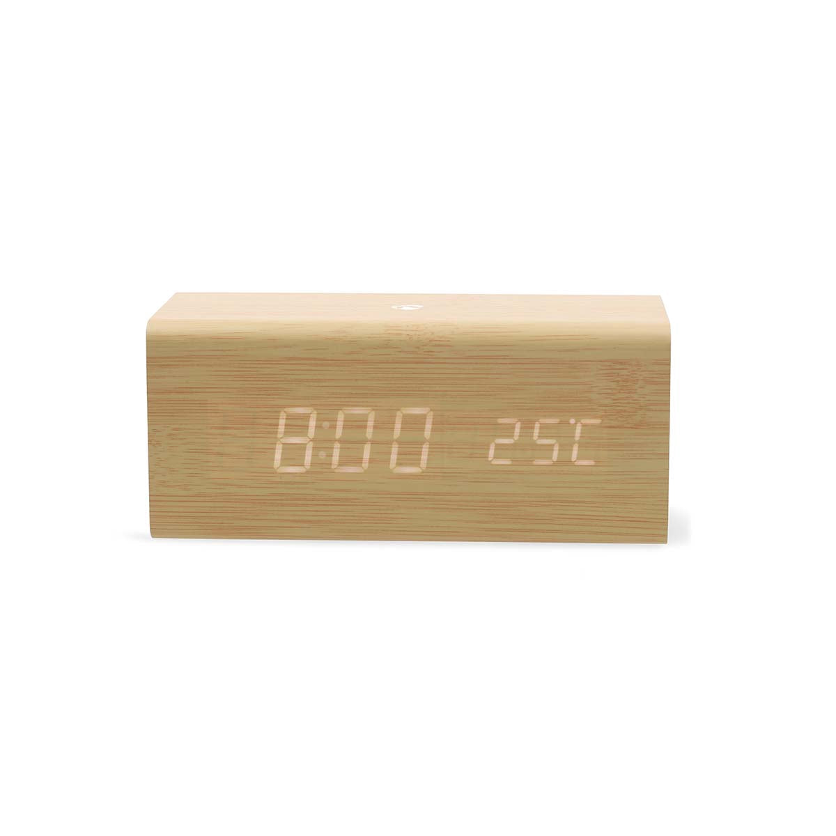 Digital Alarm Clock Radio with LED Display and USB-C