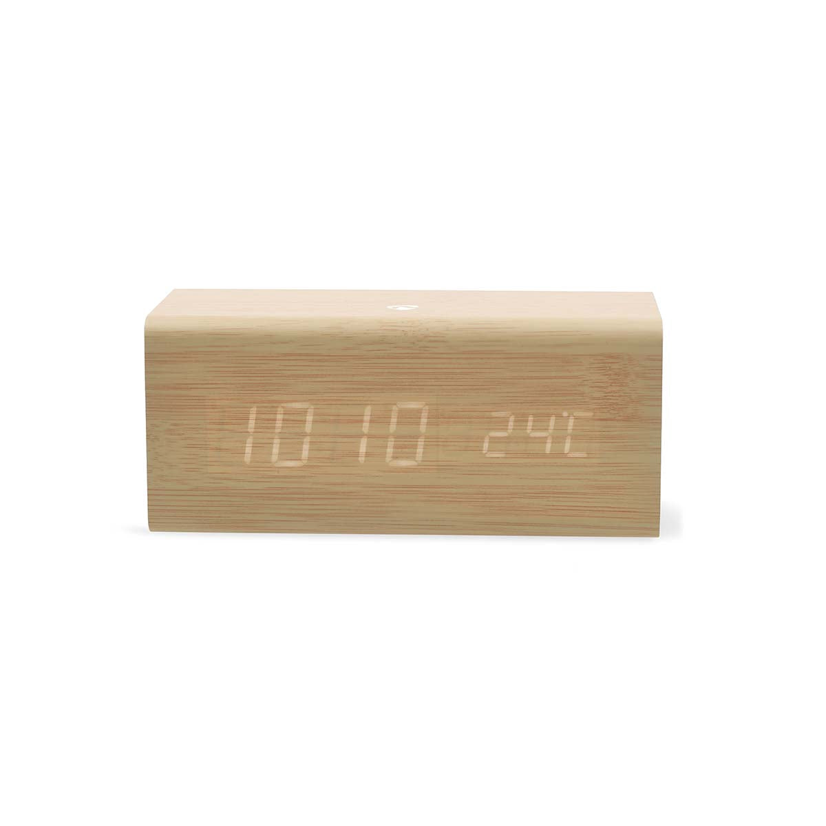 Digital Alarm Clock Radio with LED Display and USB-C
