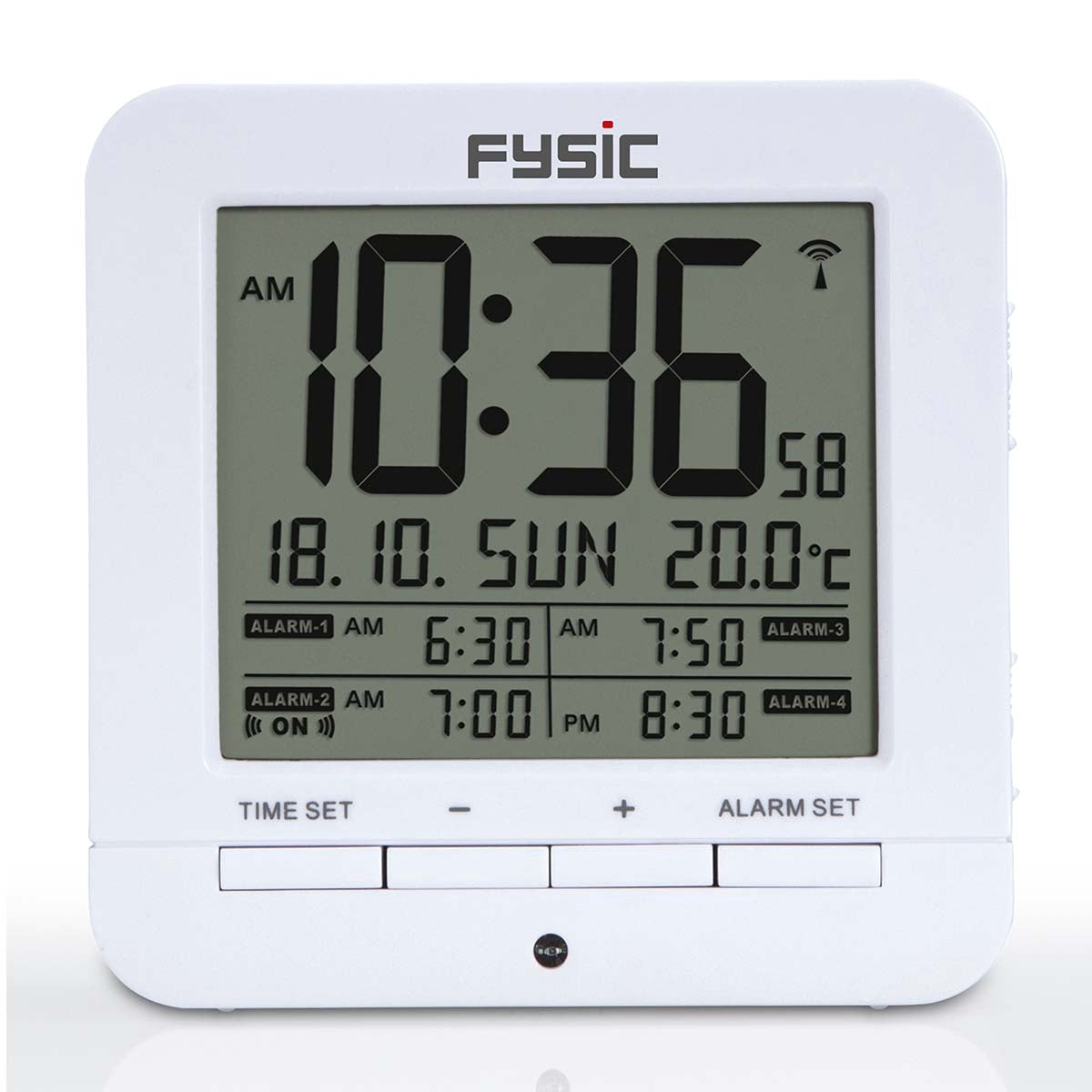 Digital Alarm Clock with Temperature Display, DCF Signal