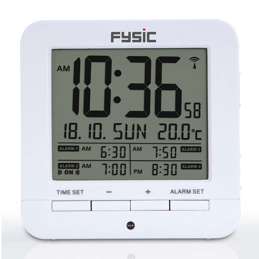 Digital Alarm Clock with Temperature Display, DCF Signal
