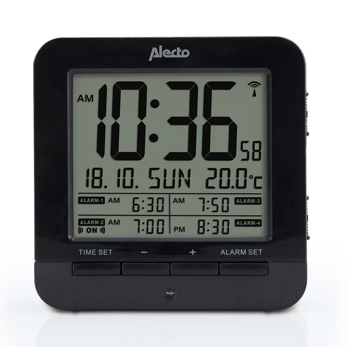 Digital Alarm Clock with Thermometer and Snooze Function