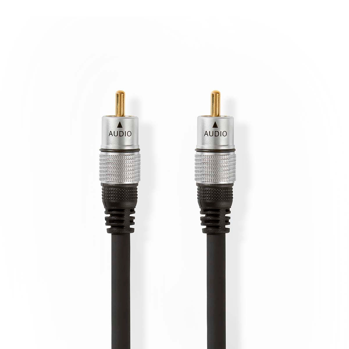 Digital Audio Cable | RCA Male | RCA Male | Gold Plated | 10.0 m | Round | PVC | Anthracite | Box