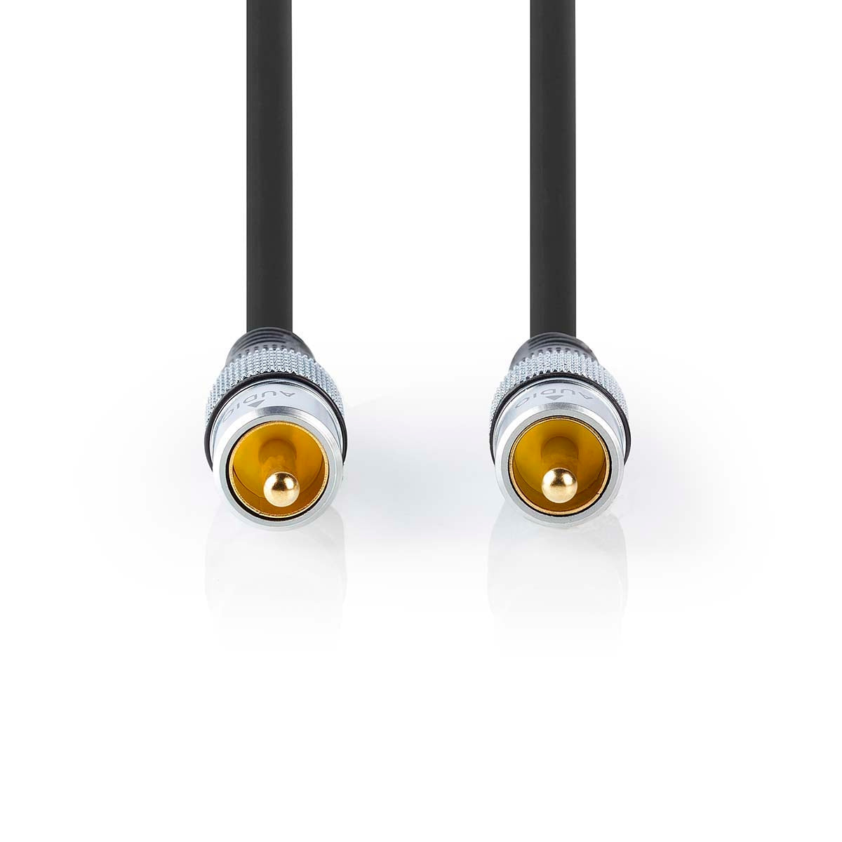 Digital Audio Cable | RCA Male | RCA Male | Gold Plated | 5.00 m | Round | PVC | Anthracite | Box