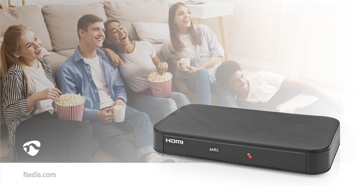 Digital Audio Converter | 2-way | Connection input: DC Power / 1x HDMI™ Input | Connection output: 2x HDMI™ Output | Automatic | Anthracite