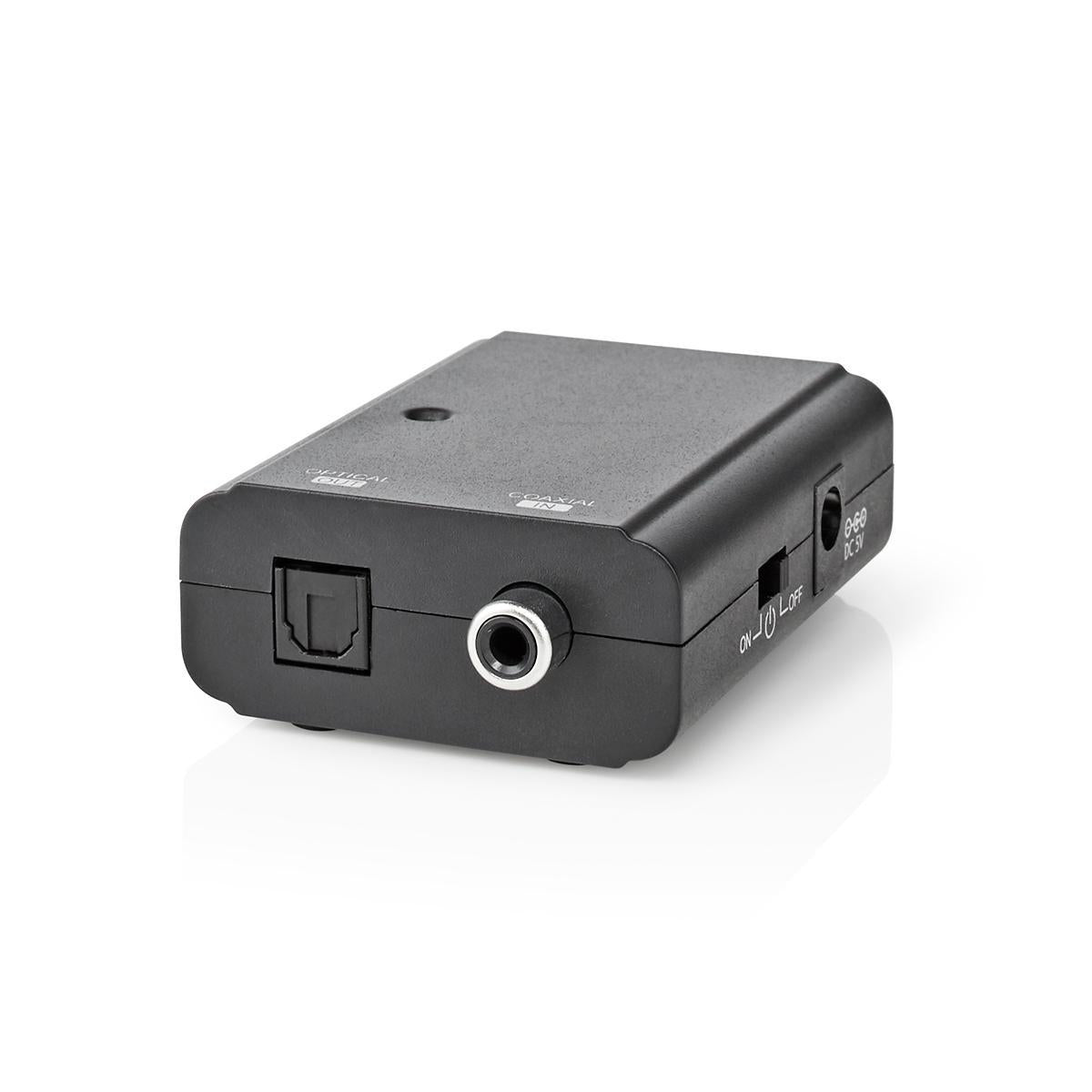 Digital Audio Converter | One way | Connection input: 1x S/PDIF | Connection output: TosLink Female | Instruction book | Black