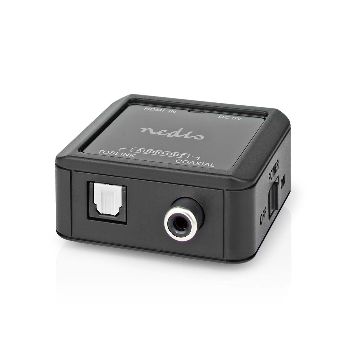 Digital Audio Converter | One way | Connection input: DC Power / HDMI™ input | Connection output: 1x Coax Audio / 1x TosLink Female | Automatic | Anthracite