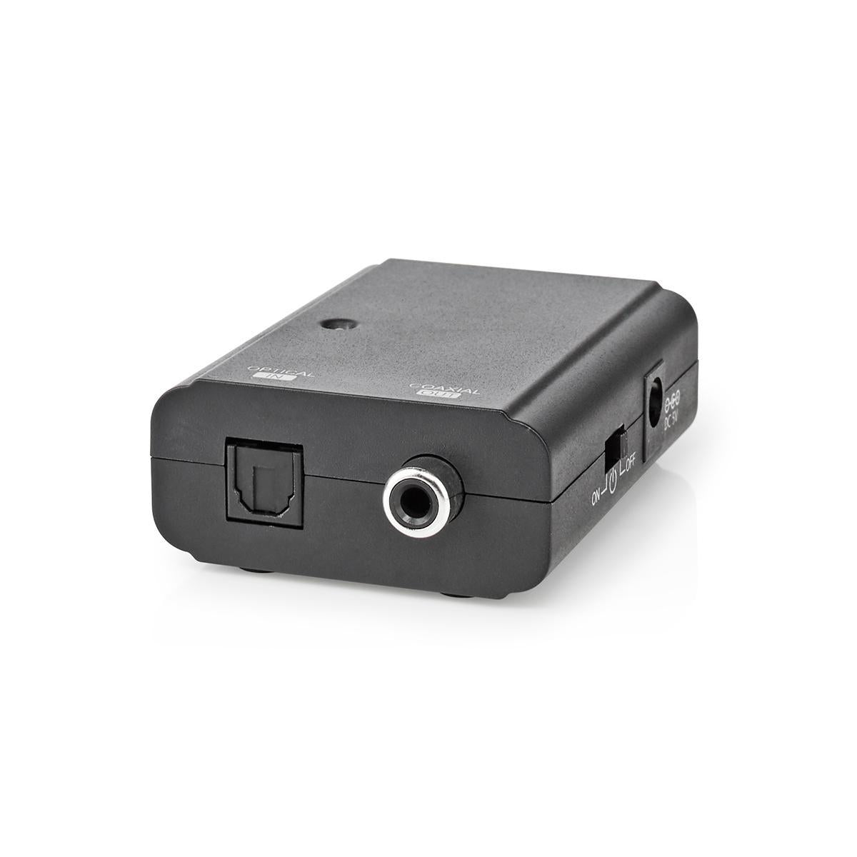 Digital Audio Converter | One way | Connection input: TosLink Female | Connection output: 1x S/PDIF | Instruction book | Black