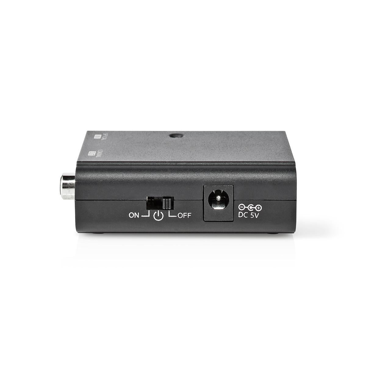 Digital Audio Converter | One way | Connection input: TosLink Female | Connection output: 1x S/PDIF | Instruction book | Black