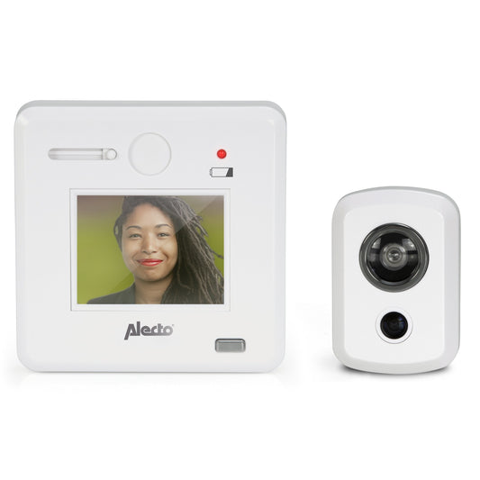 Digital Door Viewer with 2.4" Screen, White