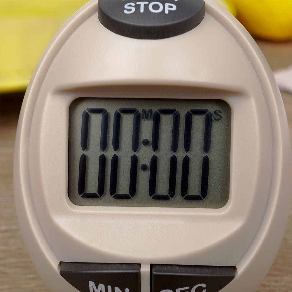 Digital Egg Timer with Clear Display and Sound Signal