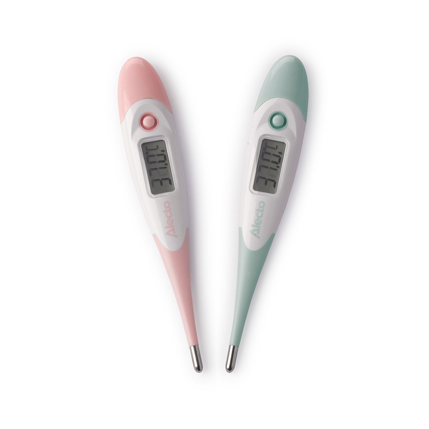 Digital Thermometer with Flexible Tip – Fast, Accurate, Pink