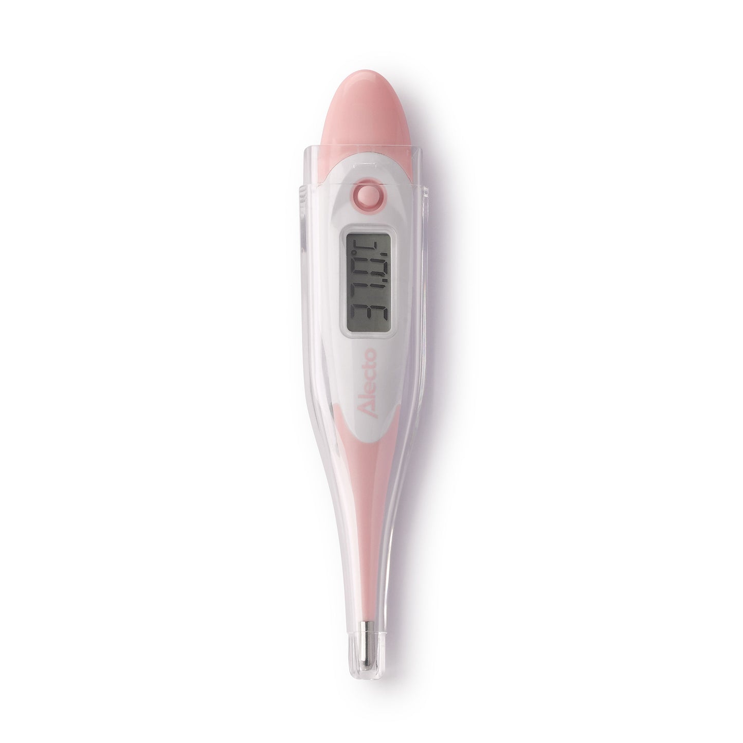 Digital Thermometer with Flexible Tip – Fast, Accurate, Pink