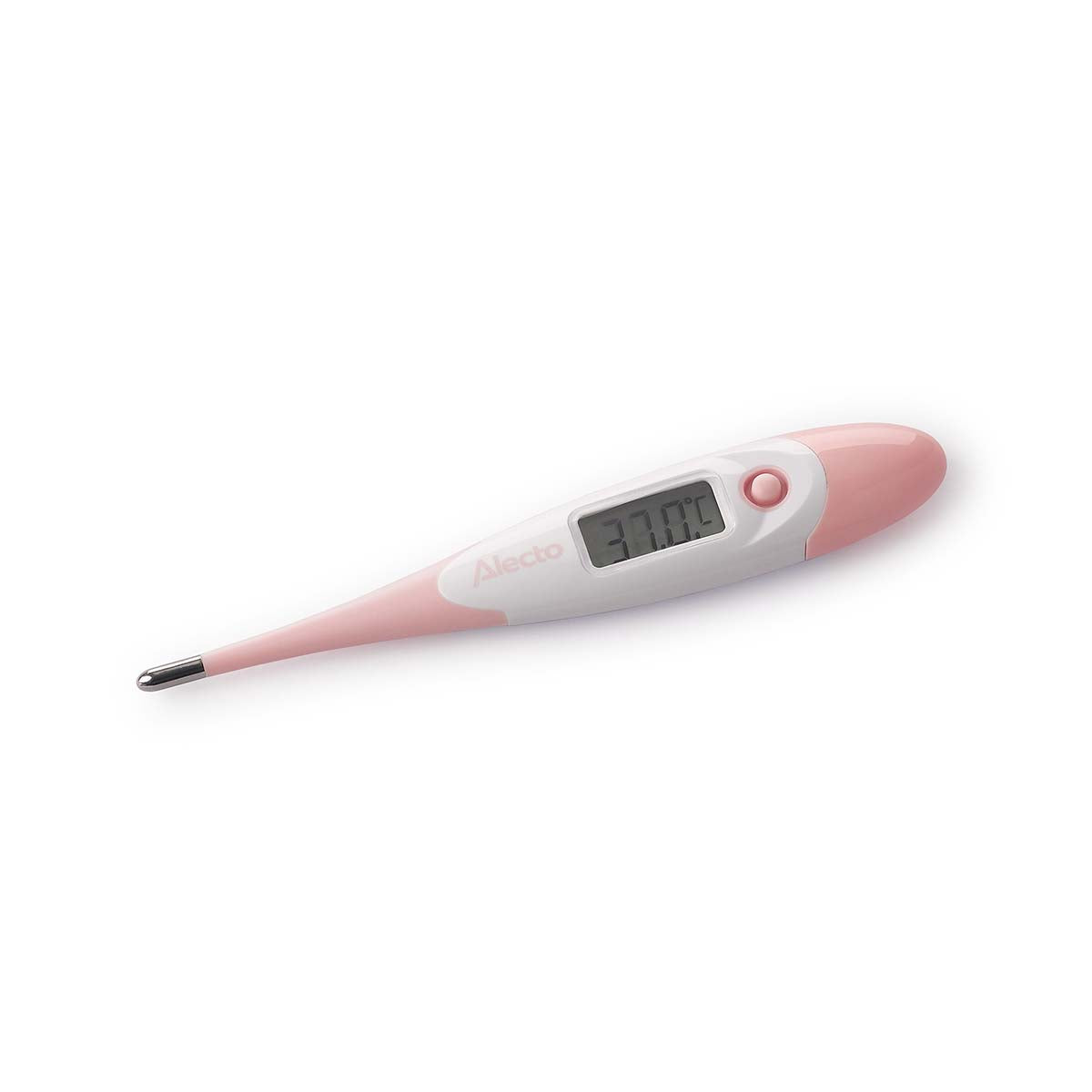 Digital Thermometer with Flexible Tip – Fast, Accurate, Pink