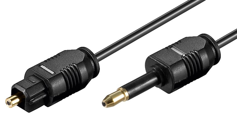 Digital fiber cable audio, Toslink-MiniPlug, 1m