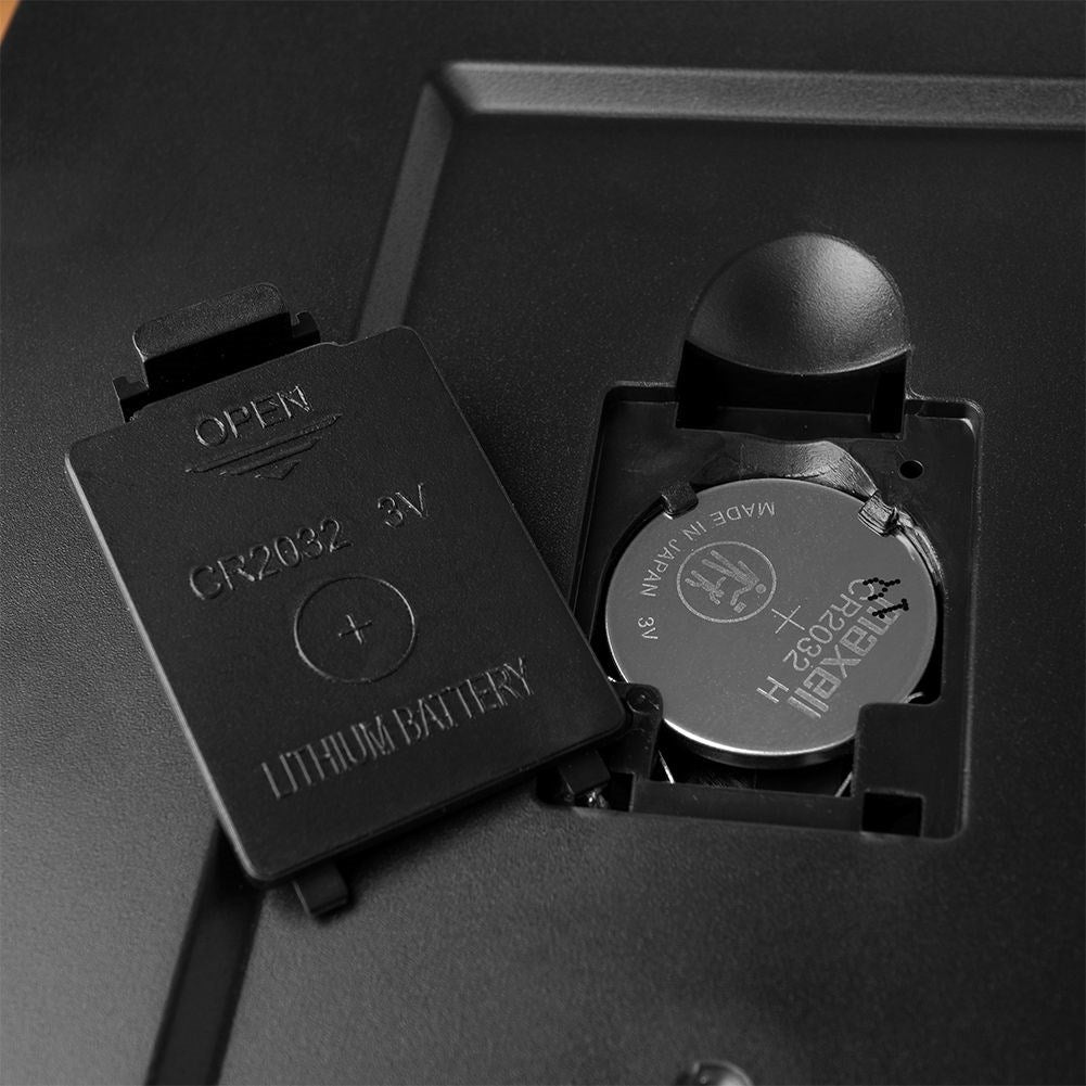 Digital kitchen scale in black glass with LCD and 5 kg capacity